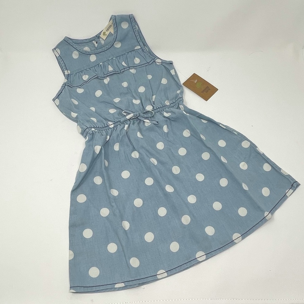 Tucker + Tate Blue Polkadot Sleeveless Dress